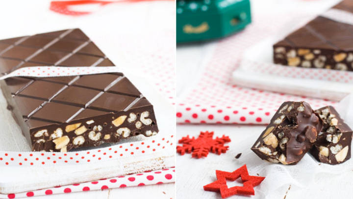 El dulce tradicional de Navidad: el turrón de chocolate